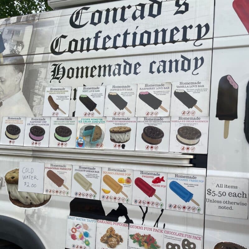 Conrad's confectionary ice cream