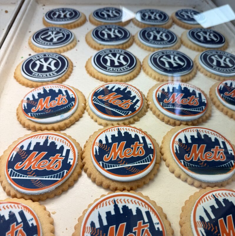baseball cookies, millers bakery