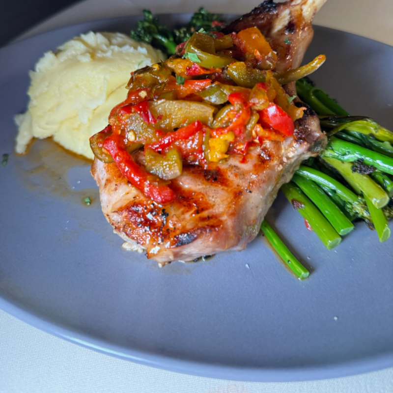rare bird pork chop 
