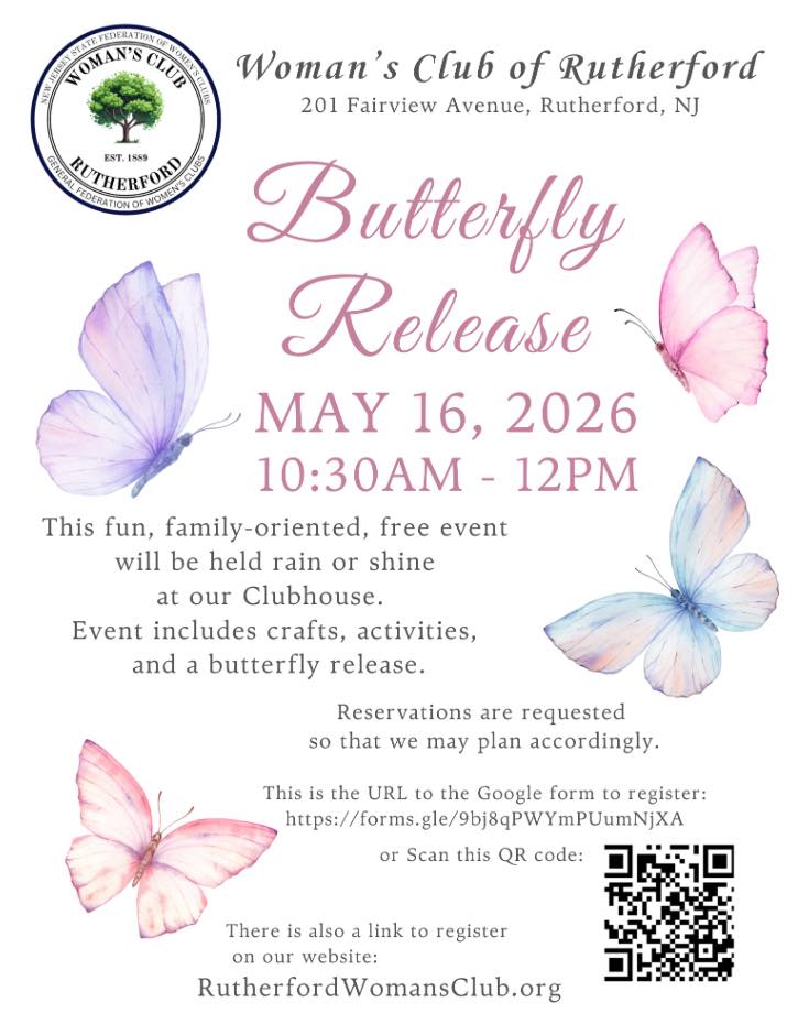 Butterfly Release With the Woman’s Club of Rutherford