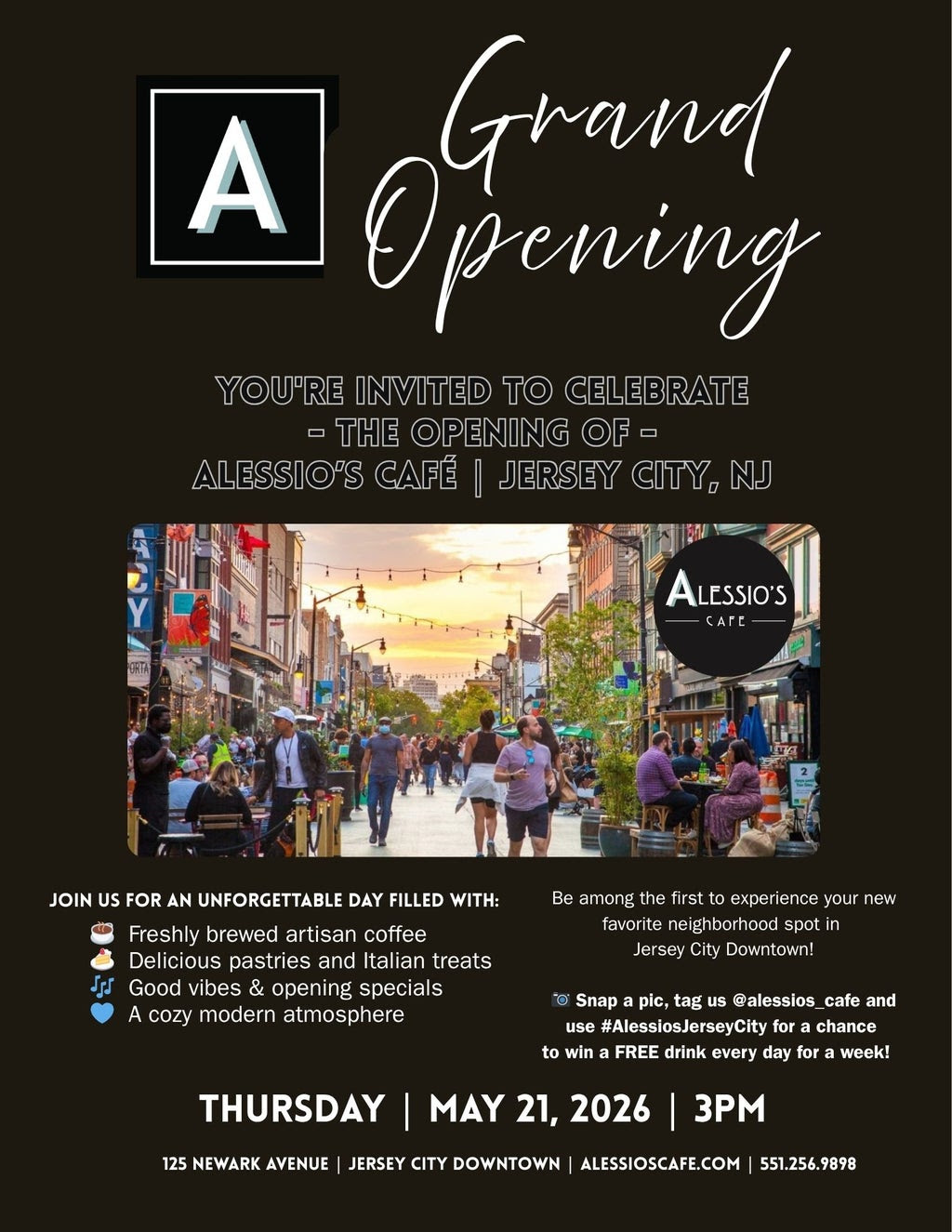 Alessio’s Cafe JC Grand Opening