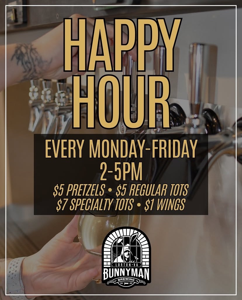 Happy Hour at Bunnyman Brewing in Lorton