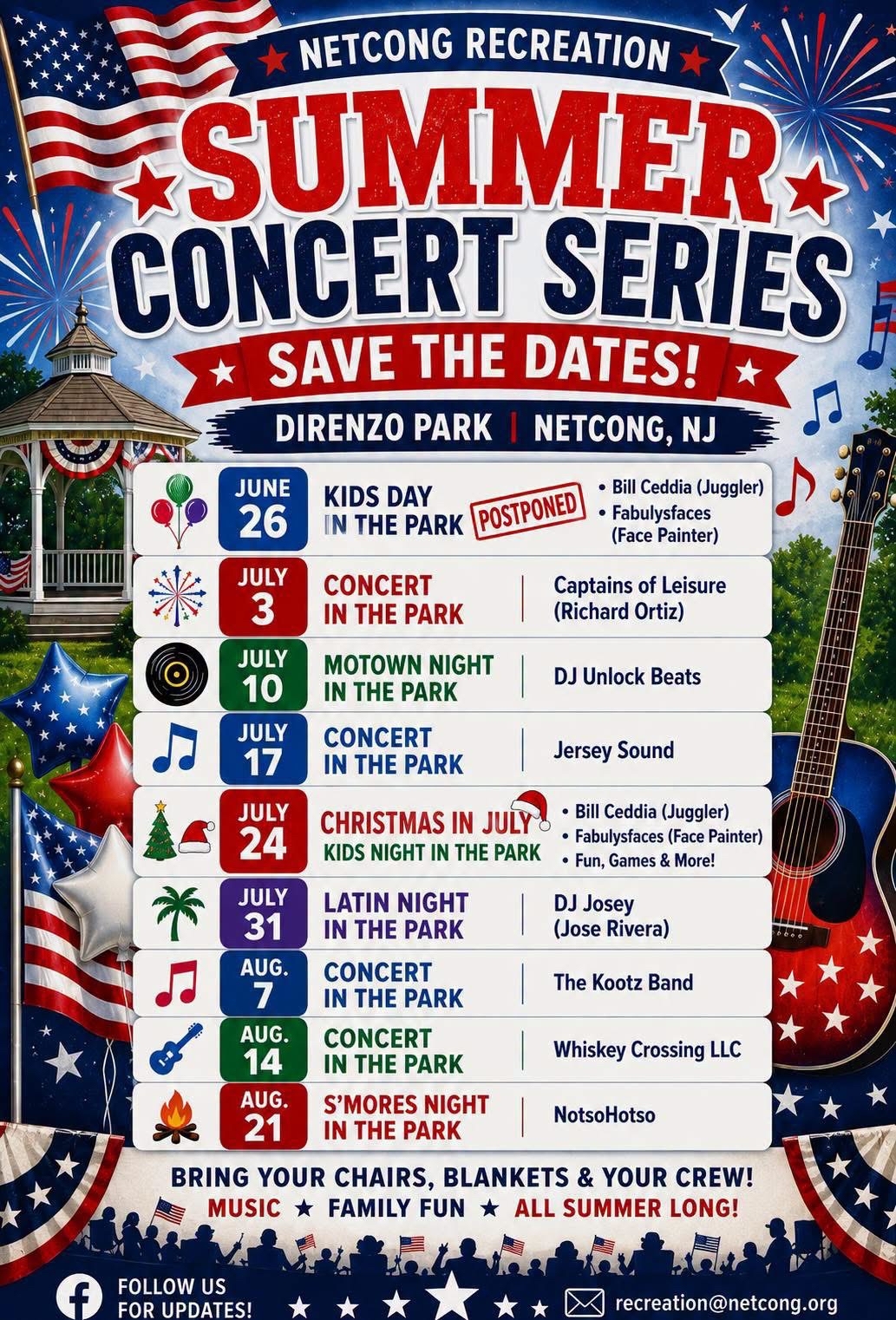 Netcong Summer Concert Series