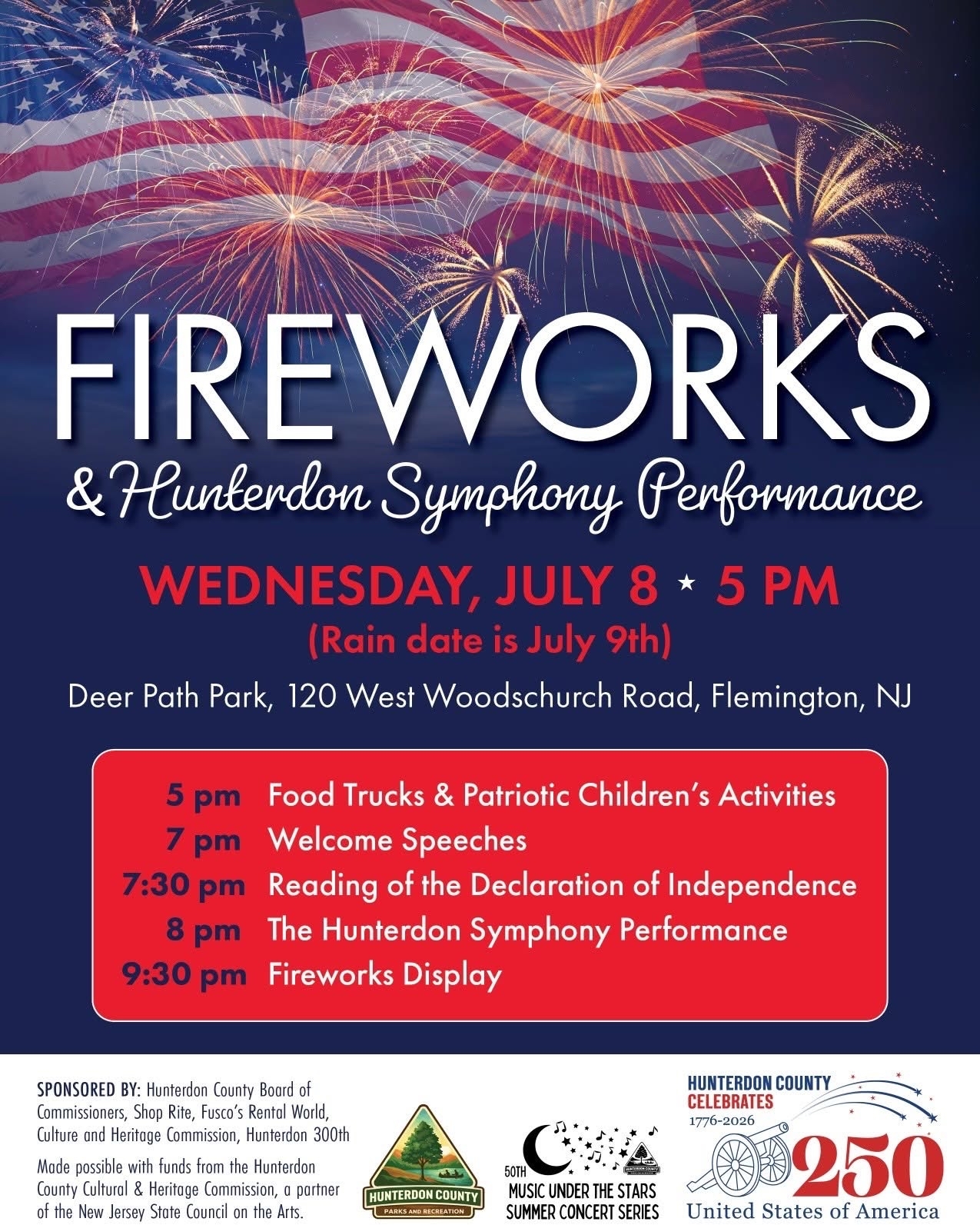 Hunterdon County Celebration of Our Nation’s 250th Birthday