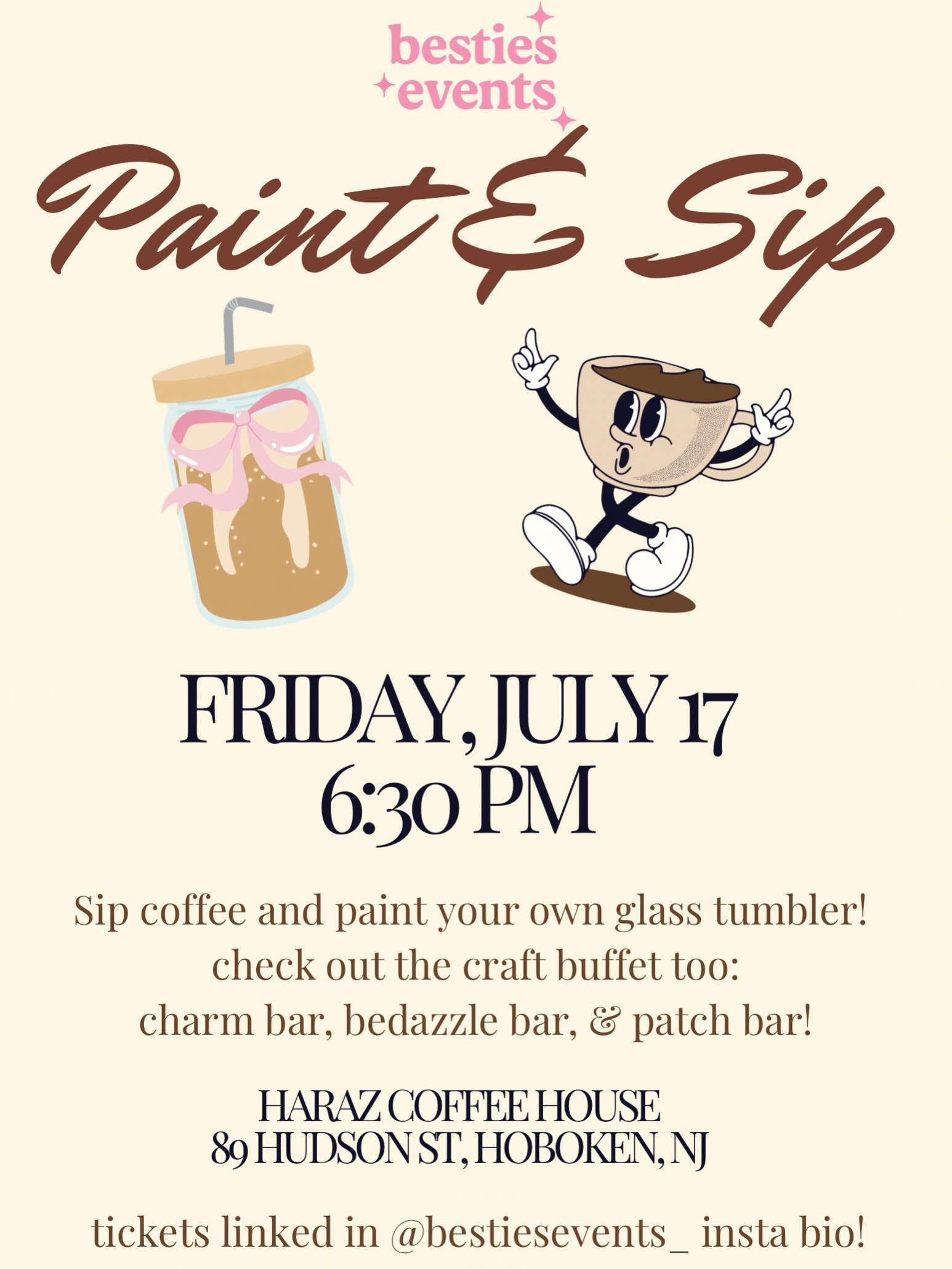 Coffee Sip, Craft & Paint