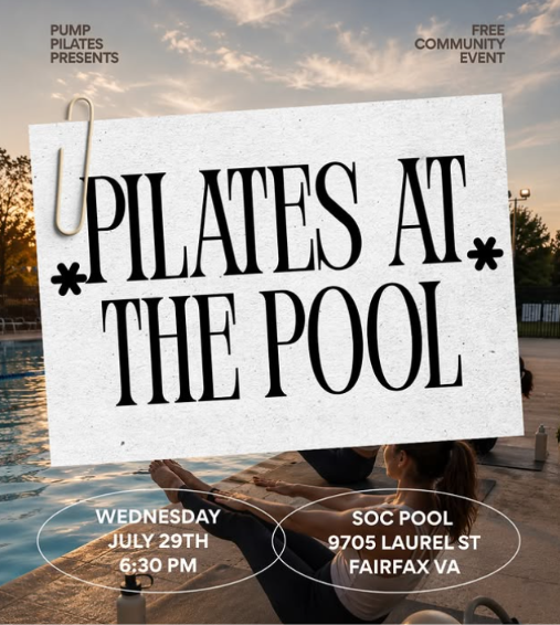 Pilates at the Pool at Somerset Olde Creek Pool & Rec Club in Fairfax