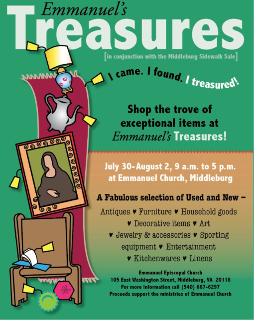 Emmanuel’s Treasures at the Emmanuel Church in Middleburg