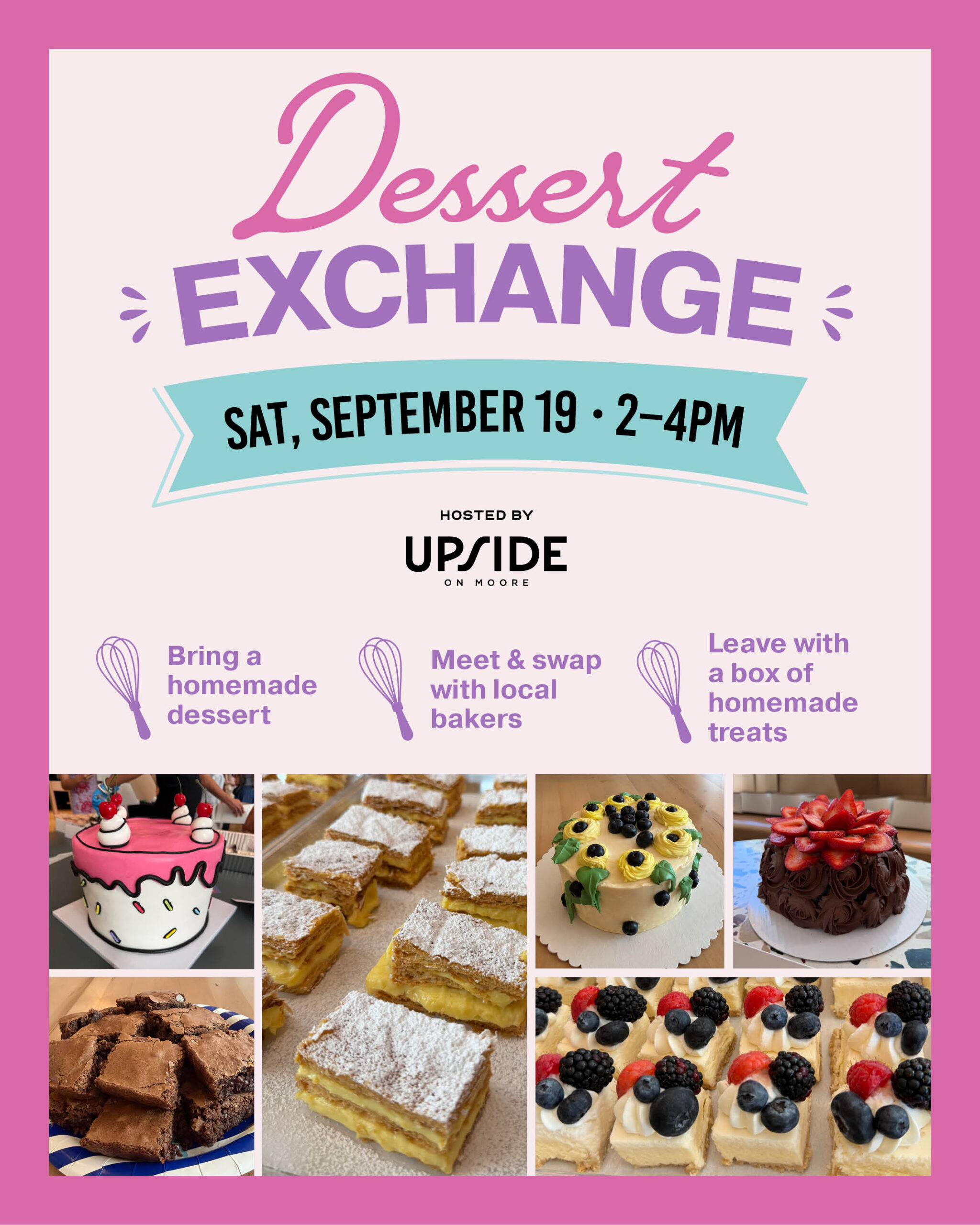 September Dessert Exchange at Upside on Moore