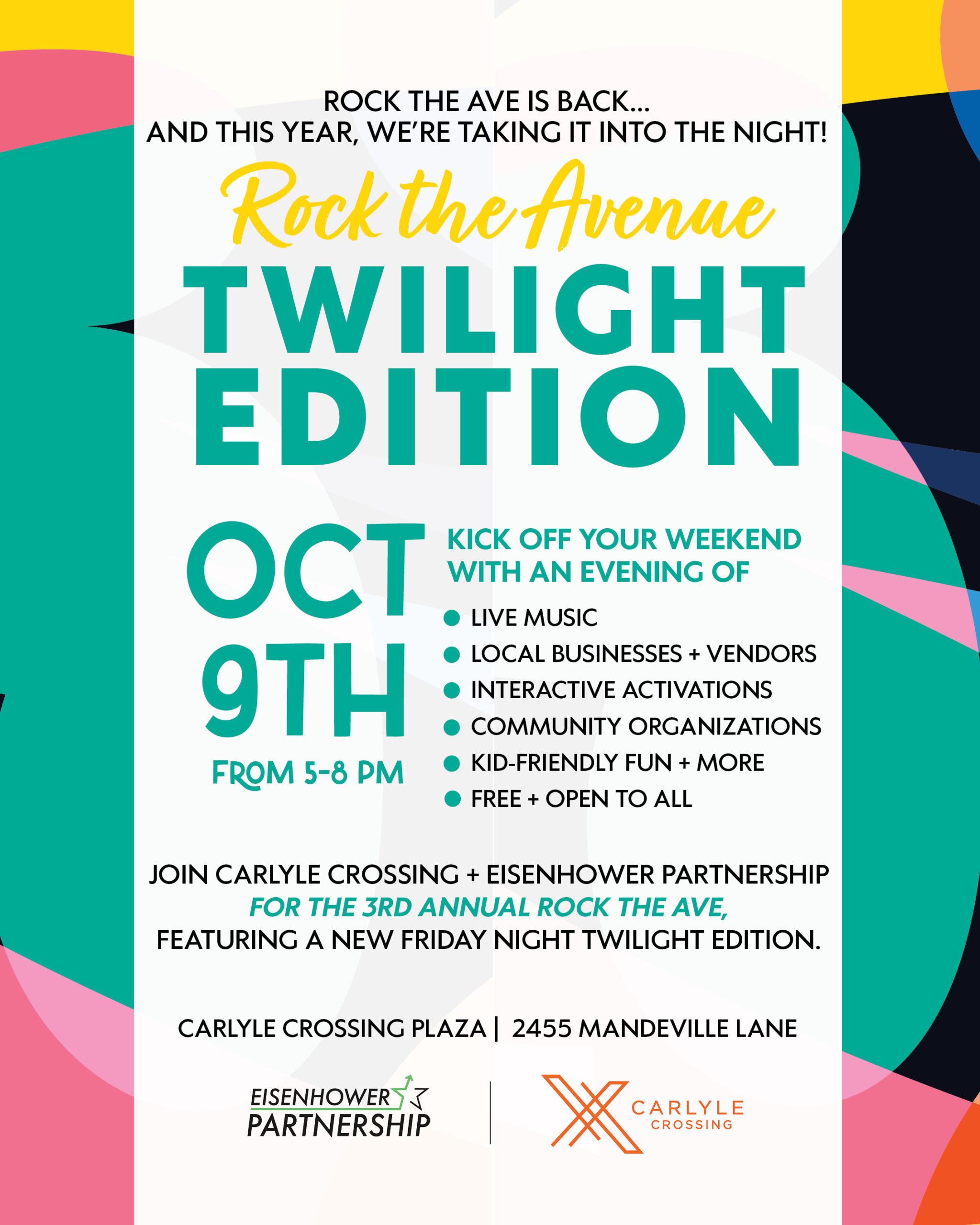 Rock the Ave: Twilight Edition at Carlyle Crossing in Alexandria