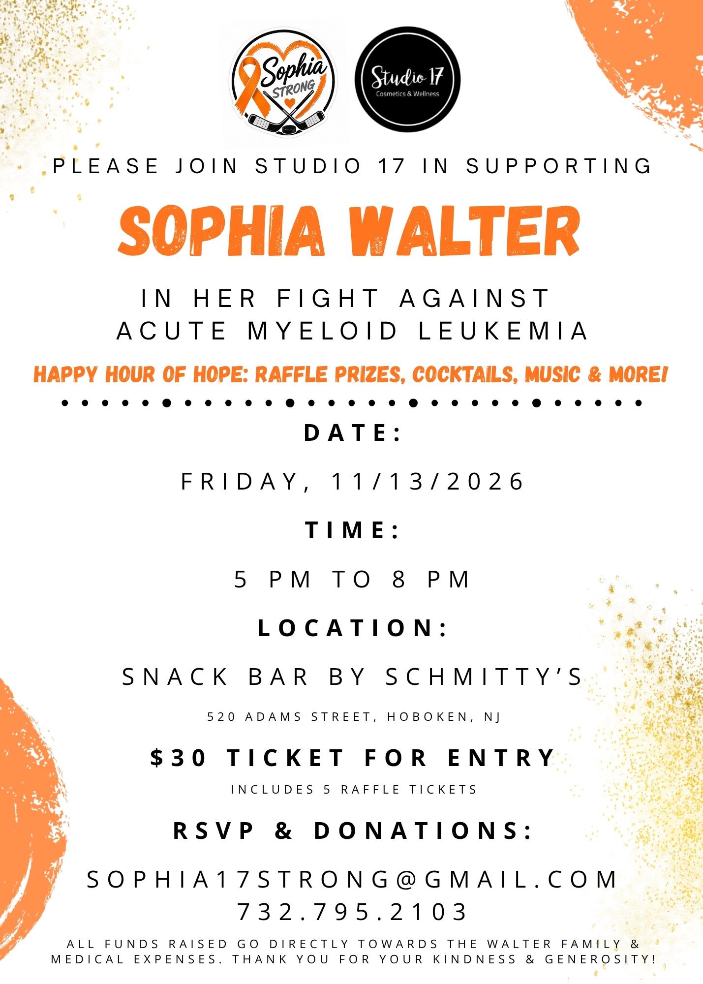 Support Sophia Walker in Her Fight Against AML