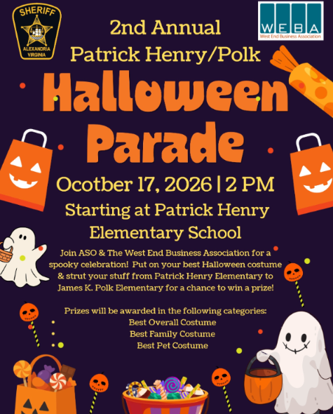 2nd Annual Patrick Henry/Polk Halloween Parade in Alexandria