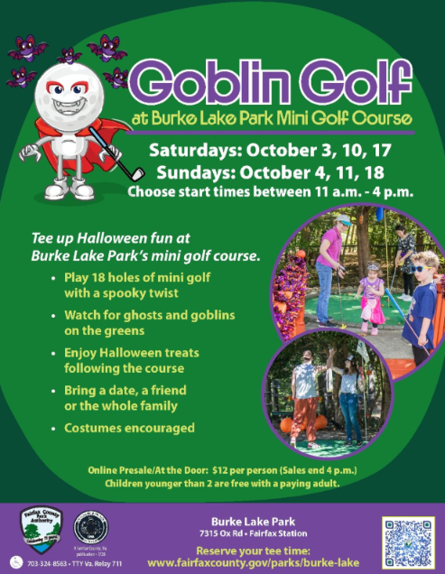 Goblin Golf at Burke Lake Park Mini Golf Course