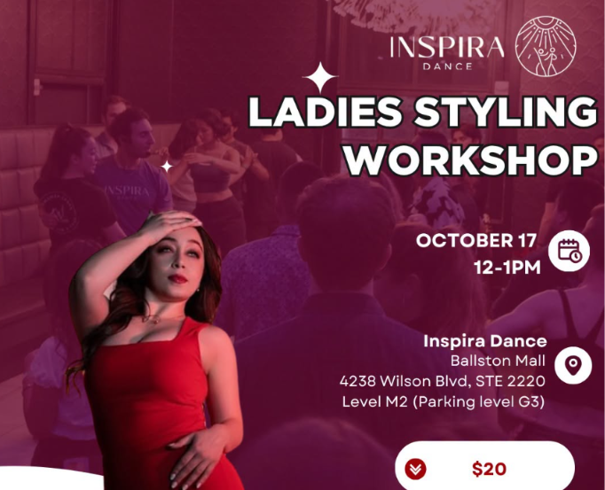 Ladies Styling Workshop at Inspira Dance in Ballston Quarter