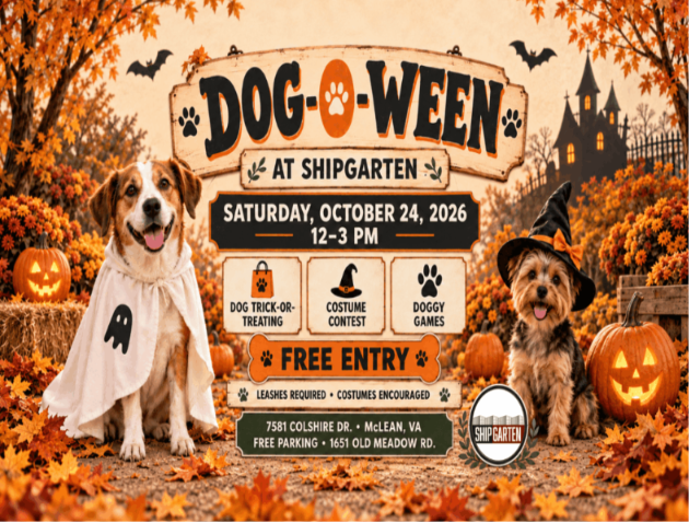 Dog-o-Ween Halloween Festival at Shipgarten in McLean