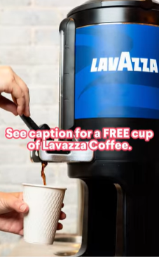 Free Cup of Lavazza Coffee with any purchase during breakfast hours All Oct at Big Buns