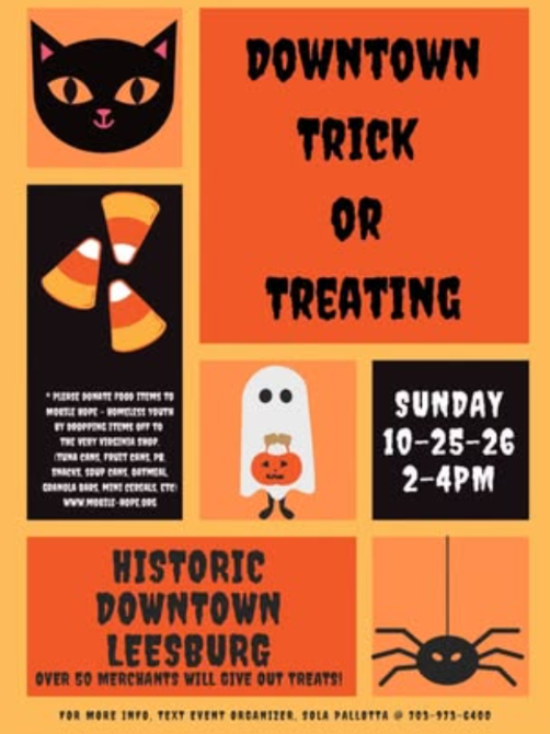 Downtown Trick or Treating at The Global Local in Leesburg