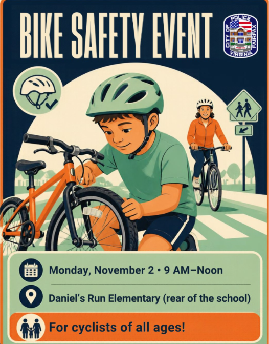 Bike Safety Event at Daniel’s Run Elementary