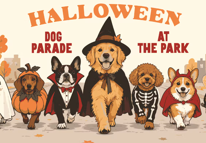 Halloween Dog Parade at The Park