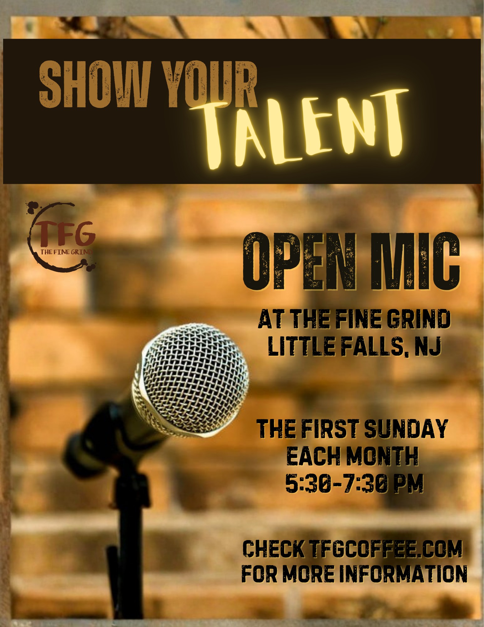 The Fine Grind Open Mic