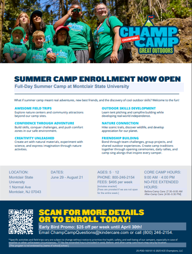 Go Camp at Montclair University