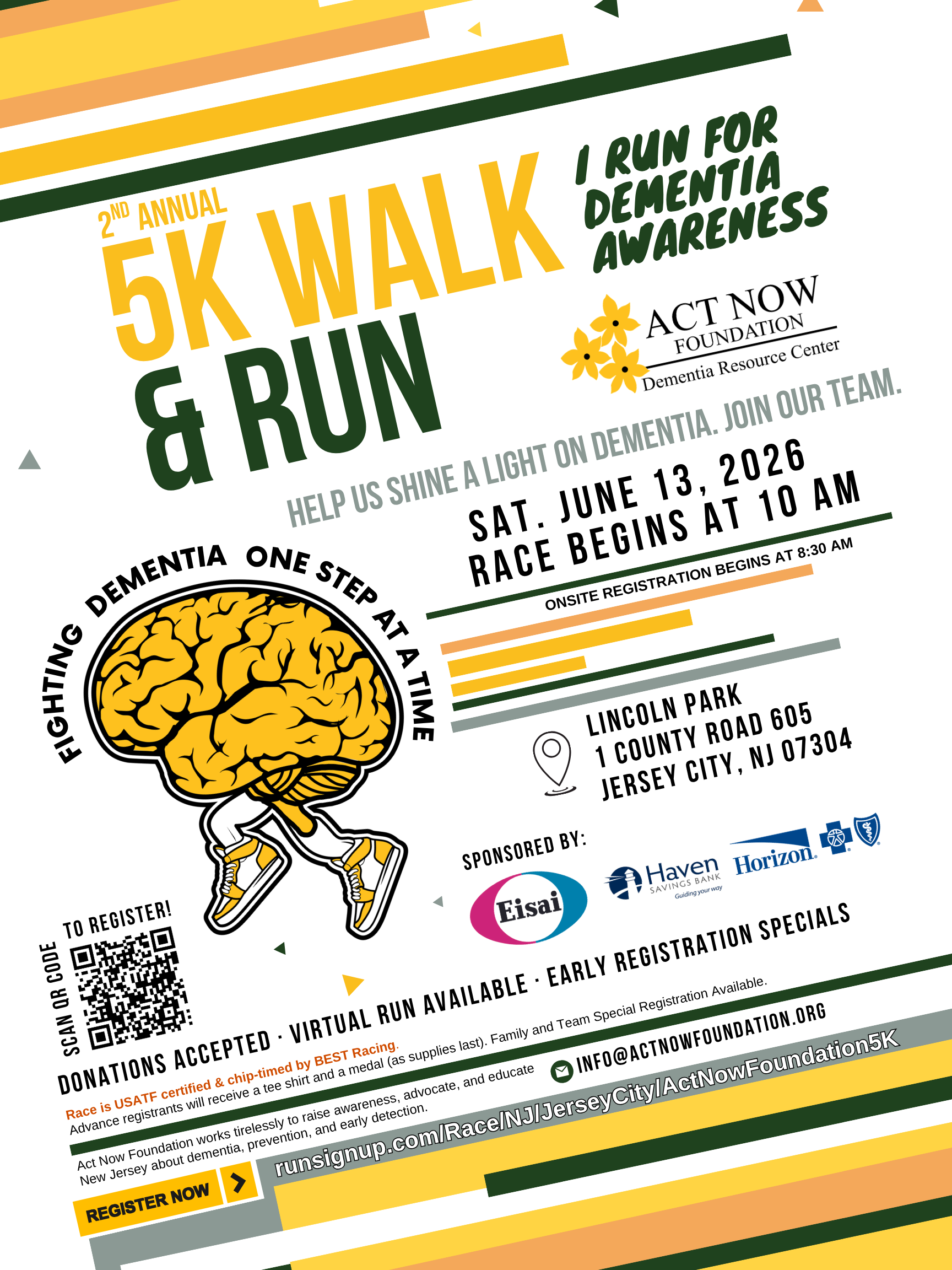 2nd Annual 5K Walk & Run for Dementia Awareness