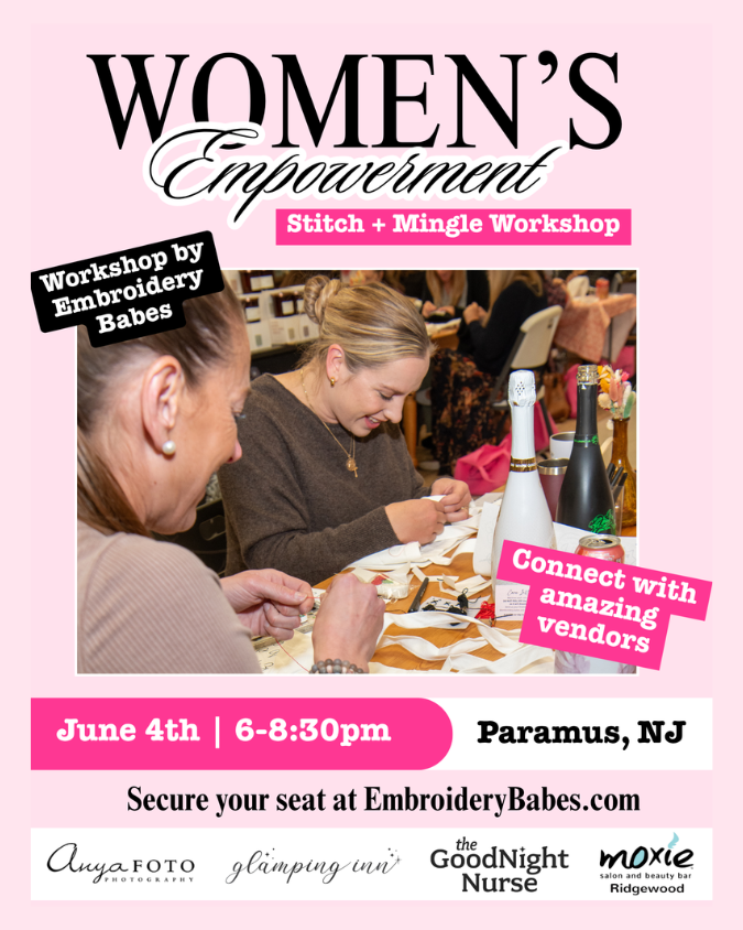 Women’s Empowerment Embroidery Workshop 6/4