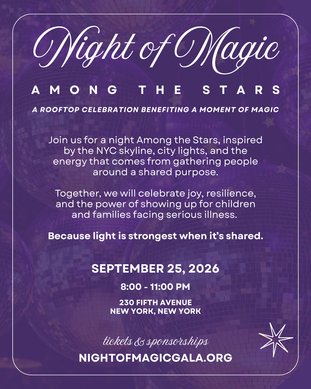 A Night of Magic: Among the Stars