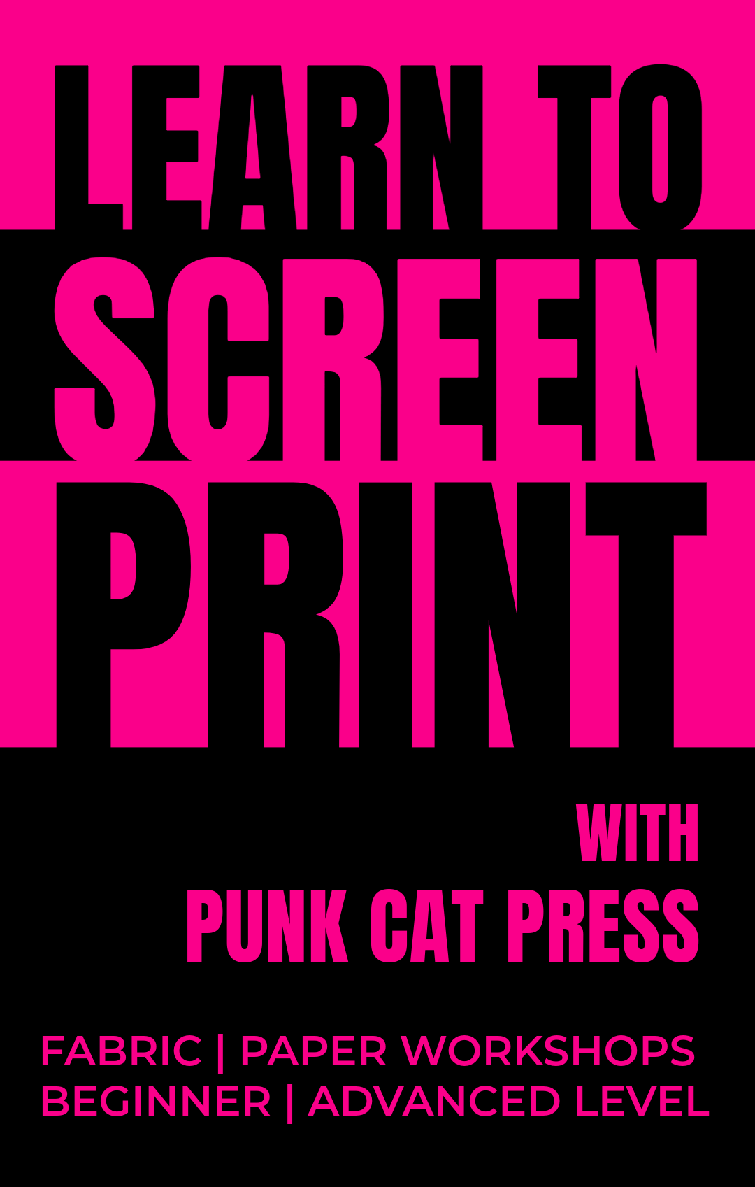 Screen Printing Workshop