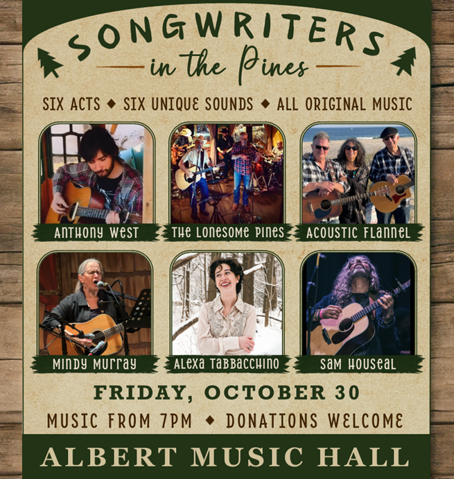 Albert Music Hall: Songwriters in the Pines