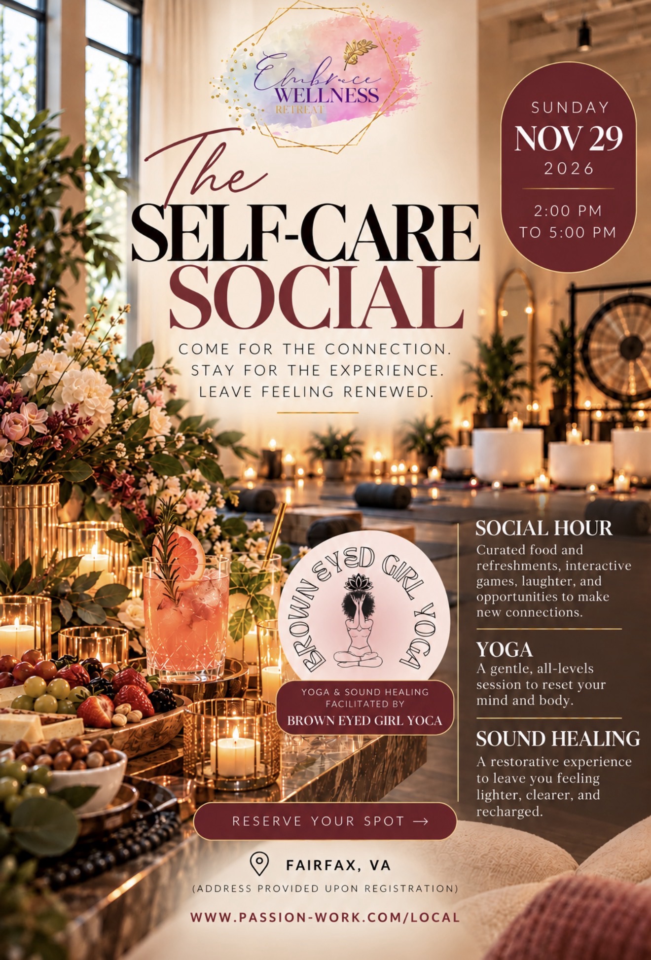 Self-Care Social: A Wellness Afternoon for Women