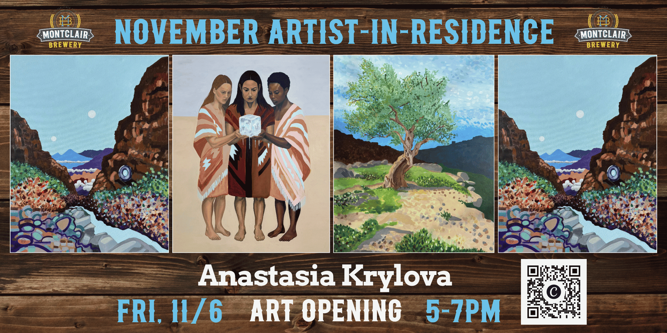 Art Opening: Anastasia Krylova at Montclair Brewery