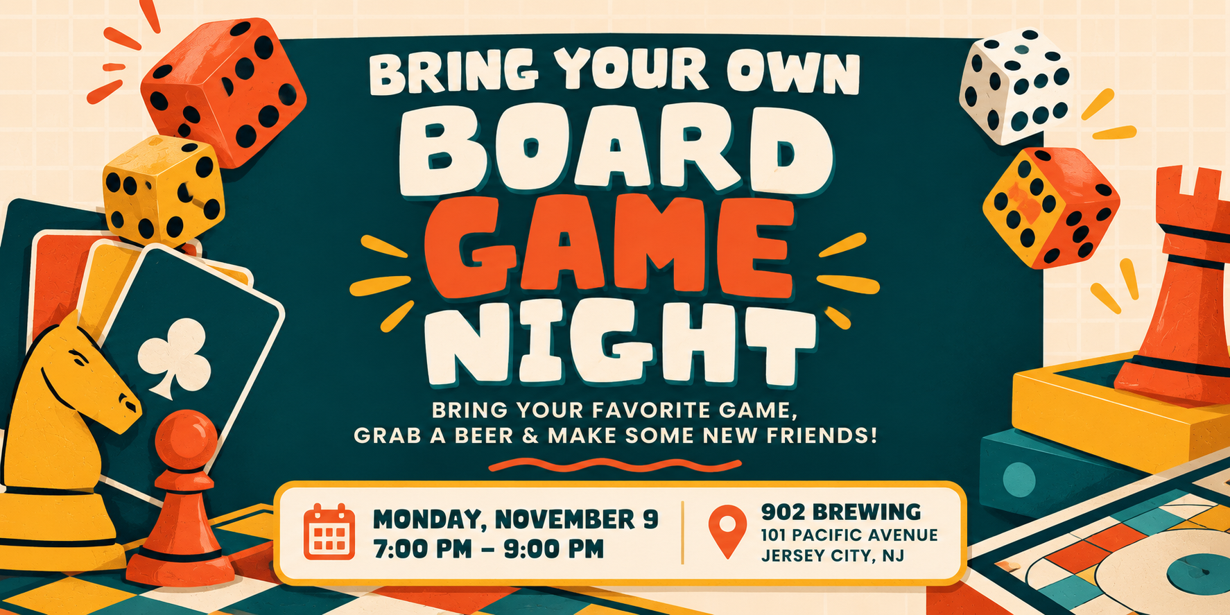 Board Game Night at 902 Brewing