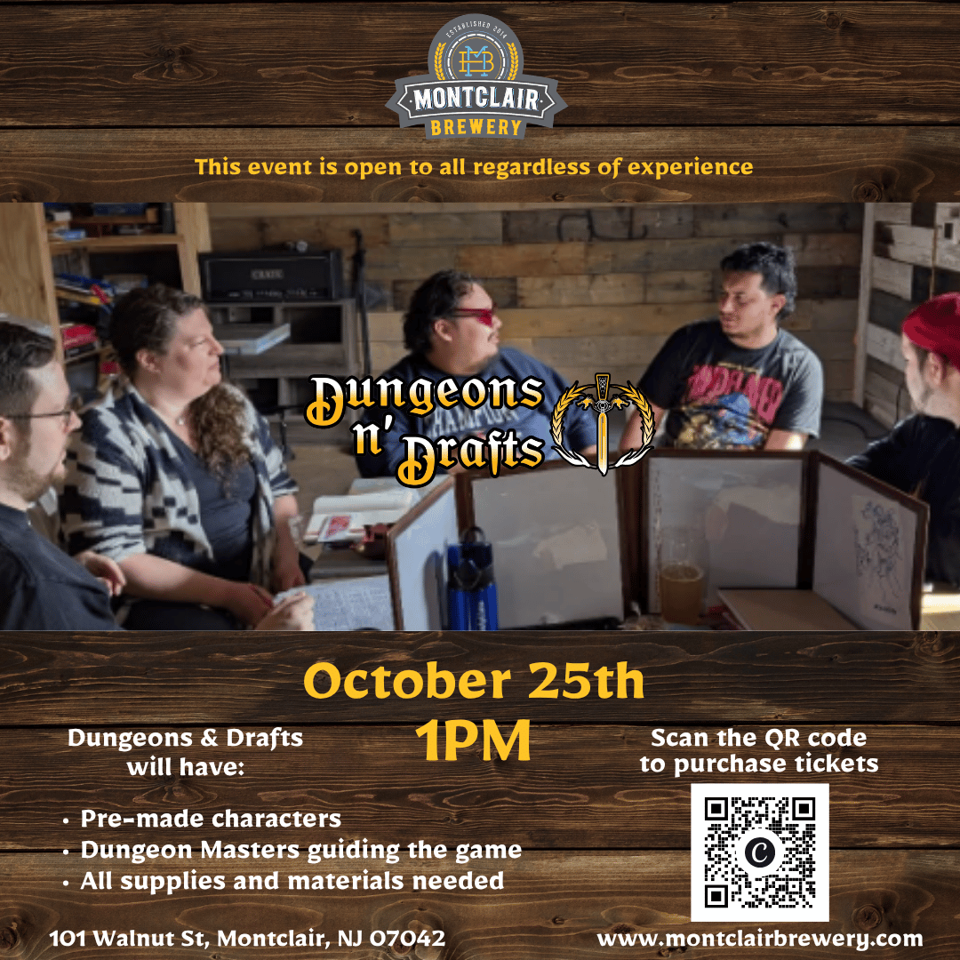 Dungeons n’ Drafts at Montclair Brewery