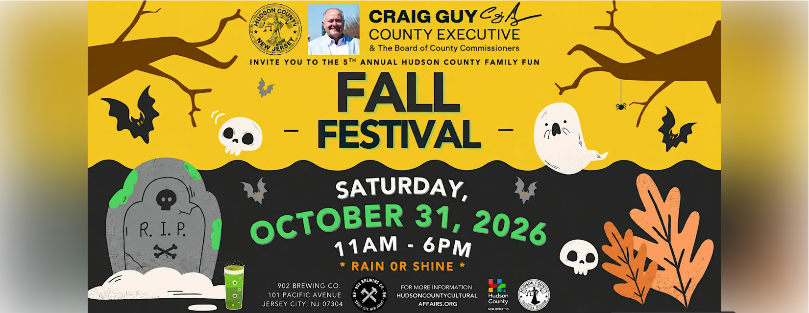 Hudson County Fall Fest 2026: Free Halloween Festival in Jersey City