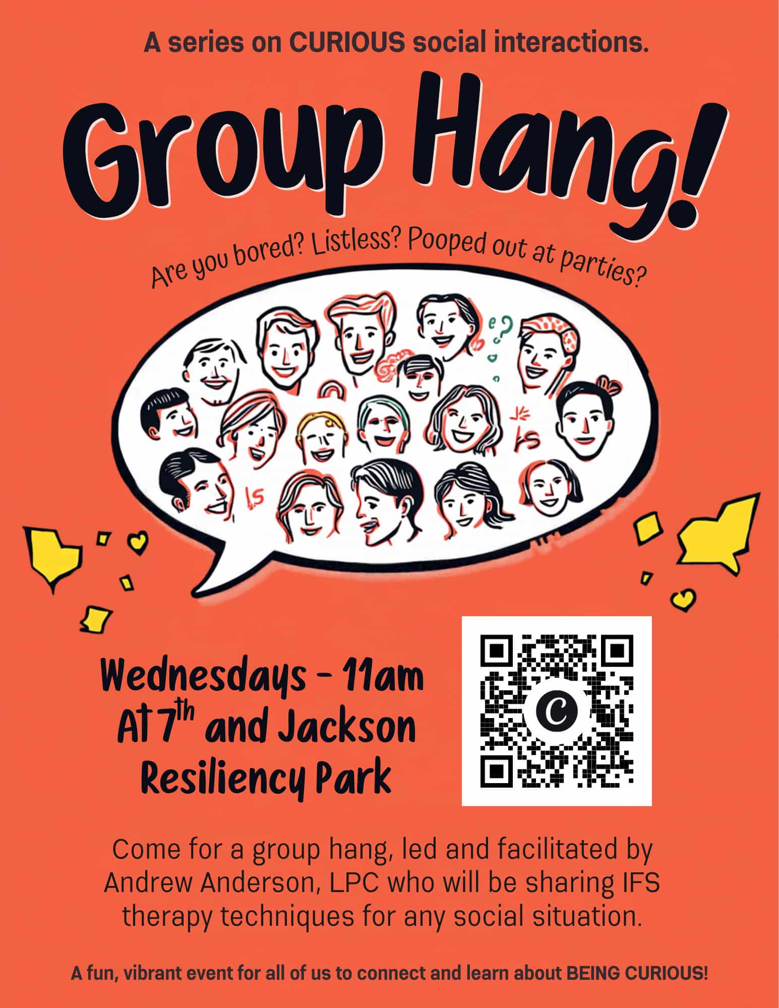 Group Hang! – A series on CURIOUS social interactions