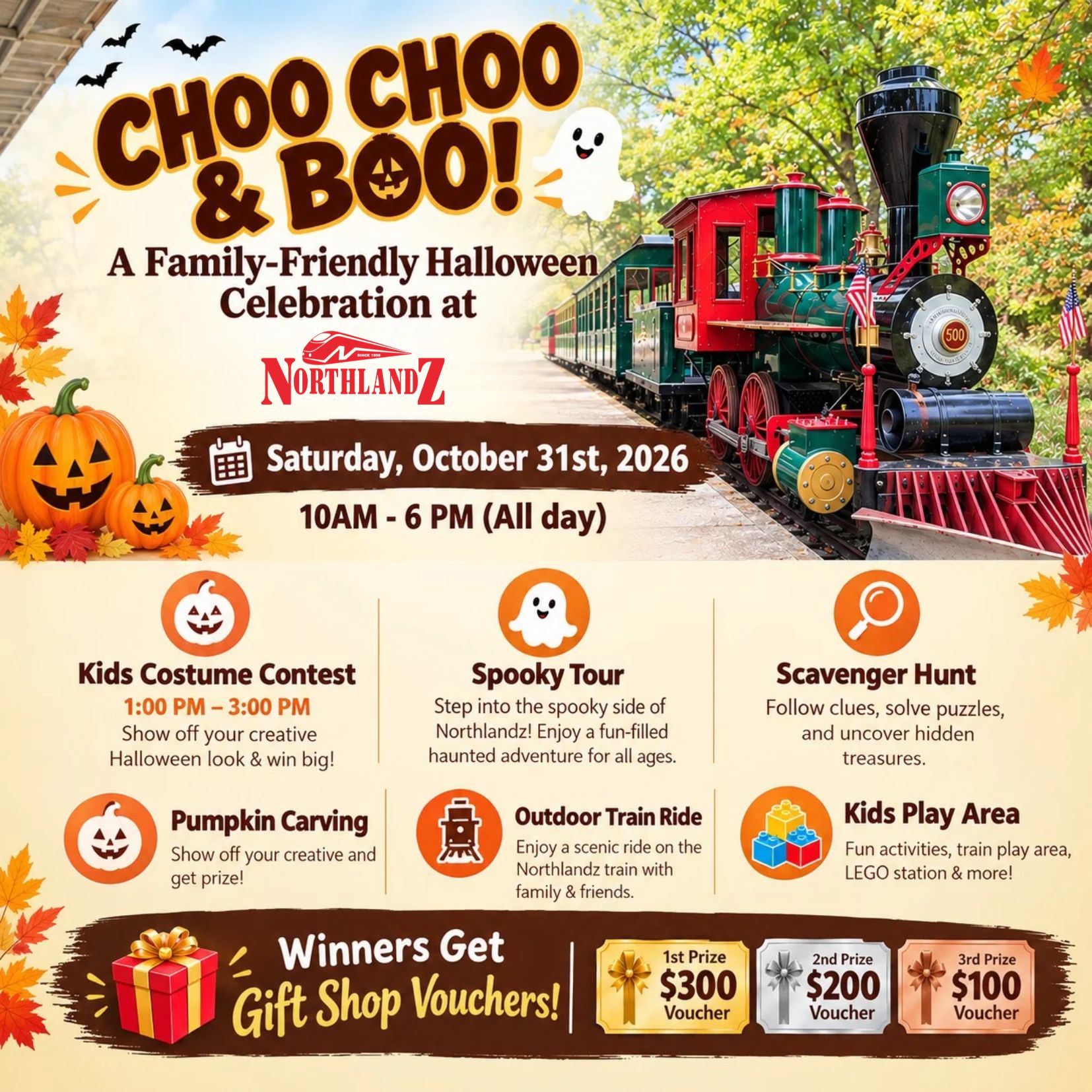 Choo Choo & Boo Halloween Event at Northlandz