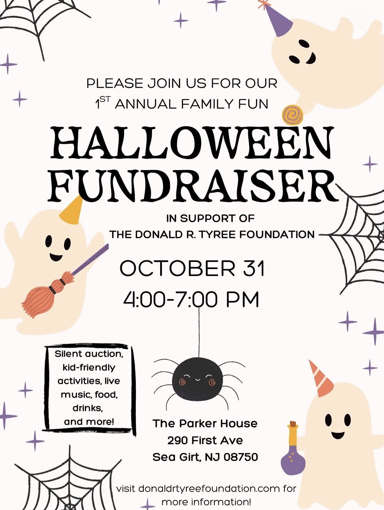Parker House opens its doors on Halloween for a kid-friendly fundraiser!