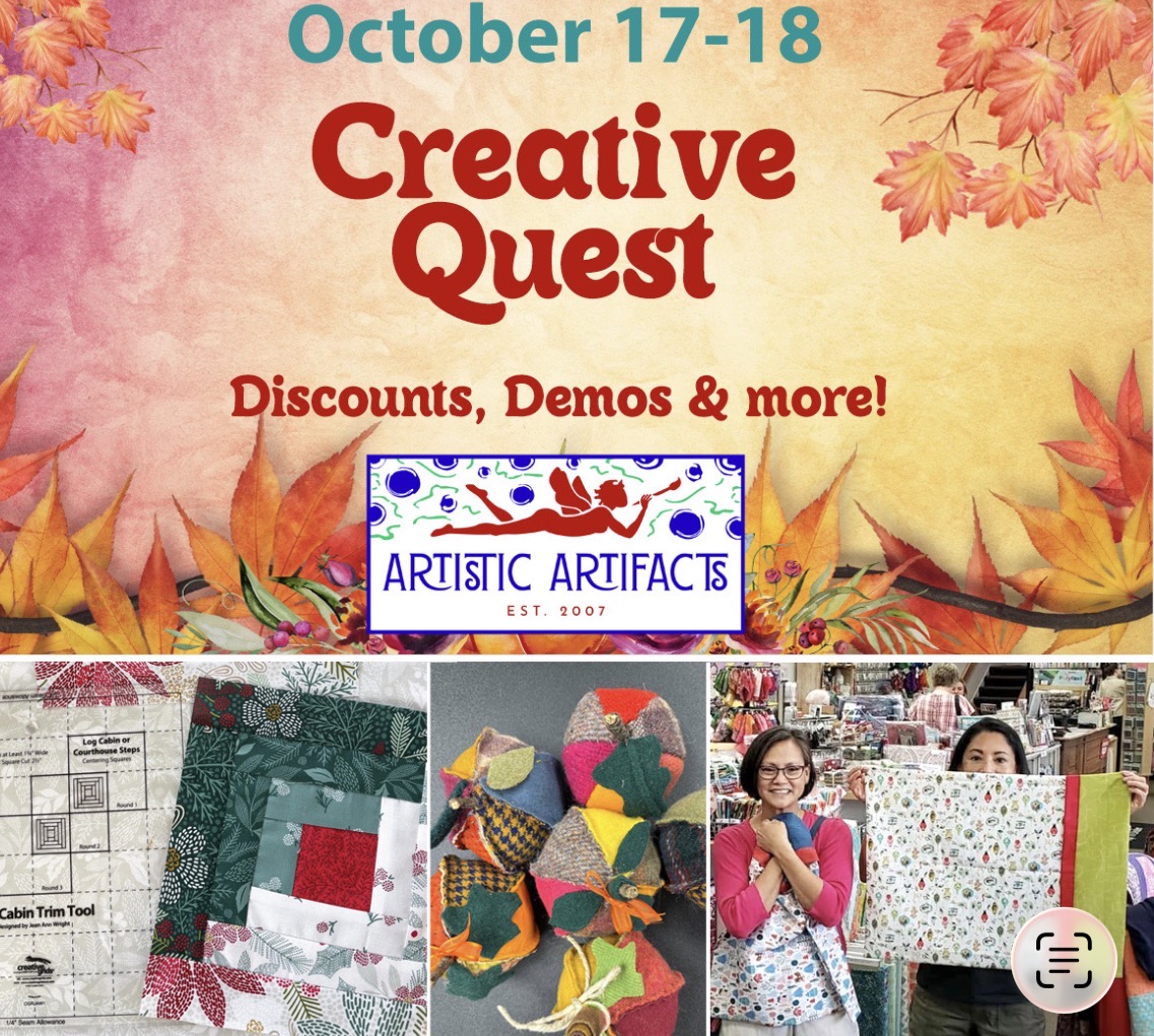 Creative Quest at Artistic Artifacts