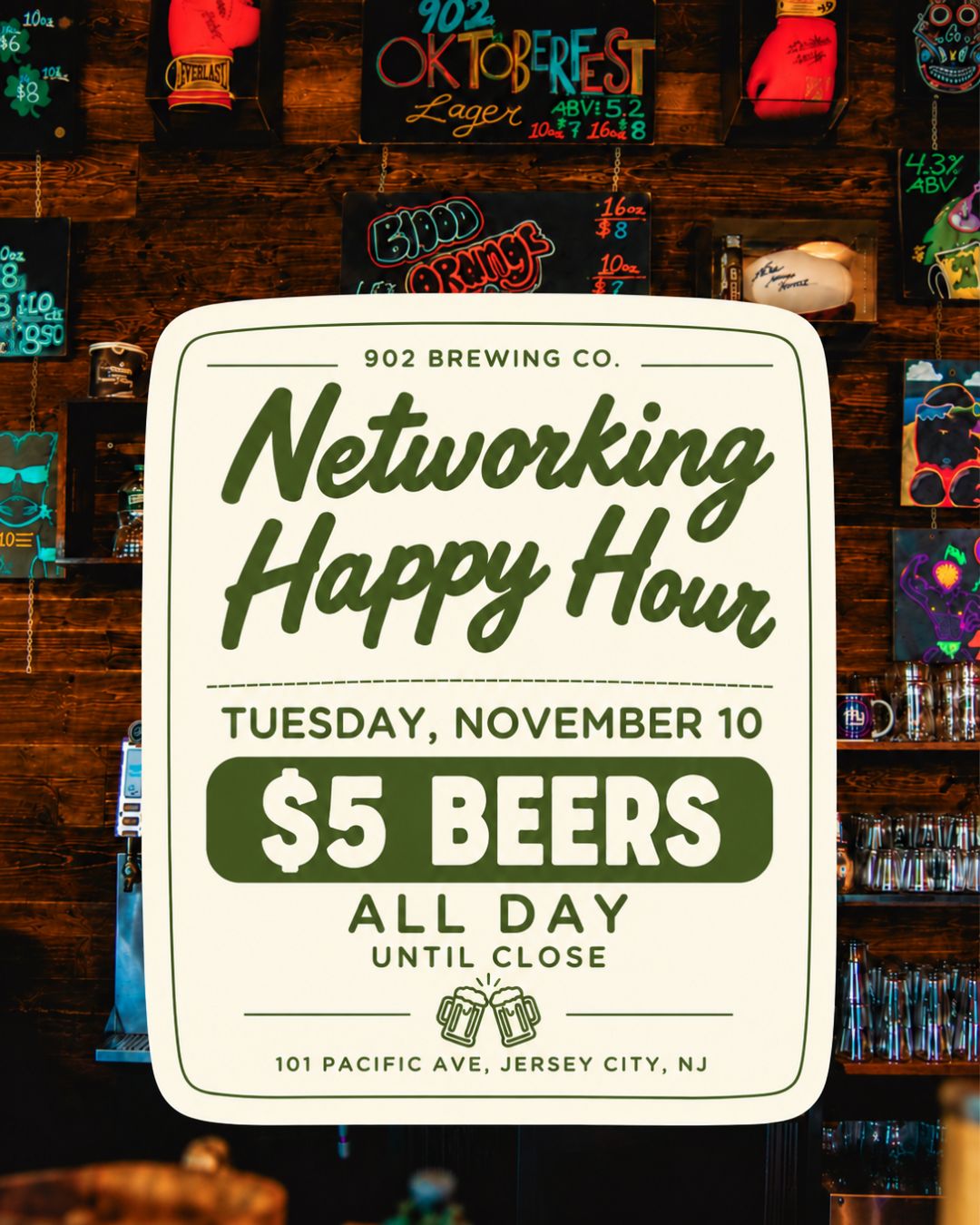 Jersey City Networking Happy Hour