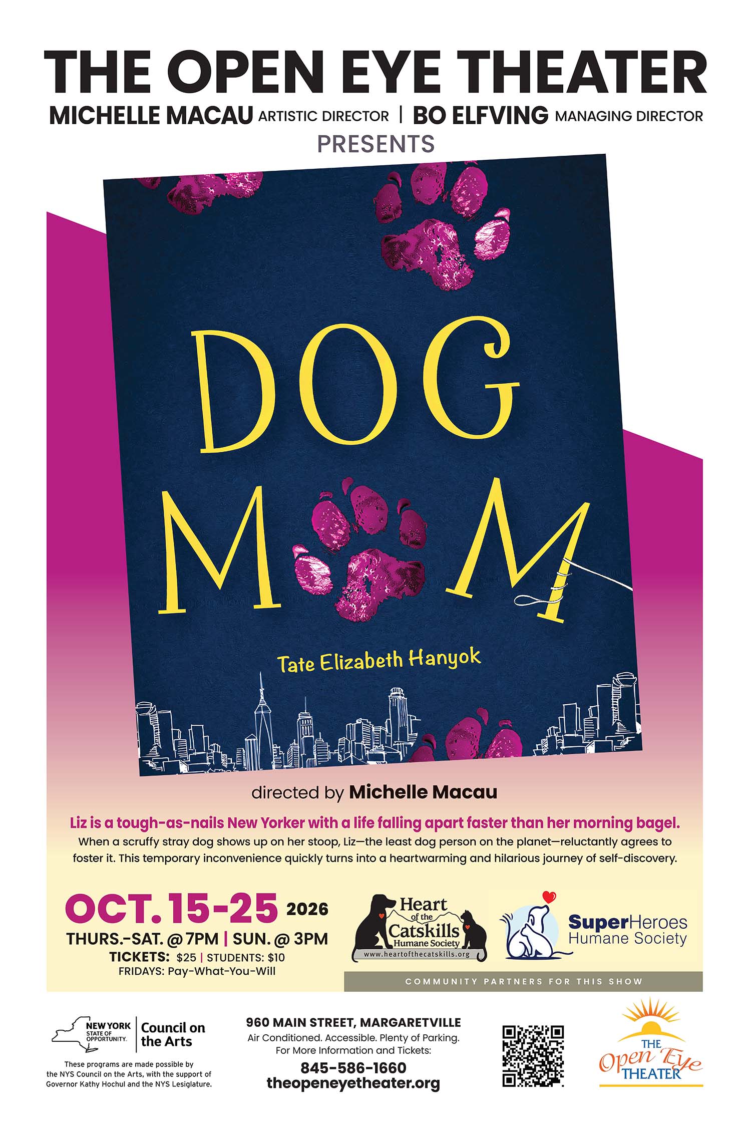 Dog Mom: A Heartwarming Comedy at The Open Eye Theater