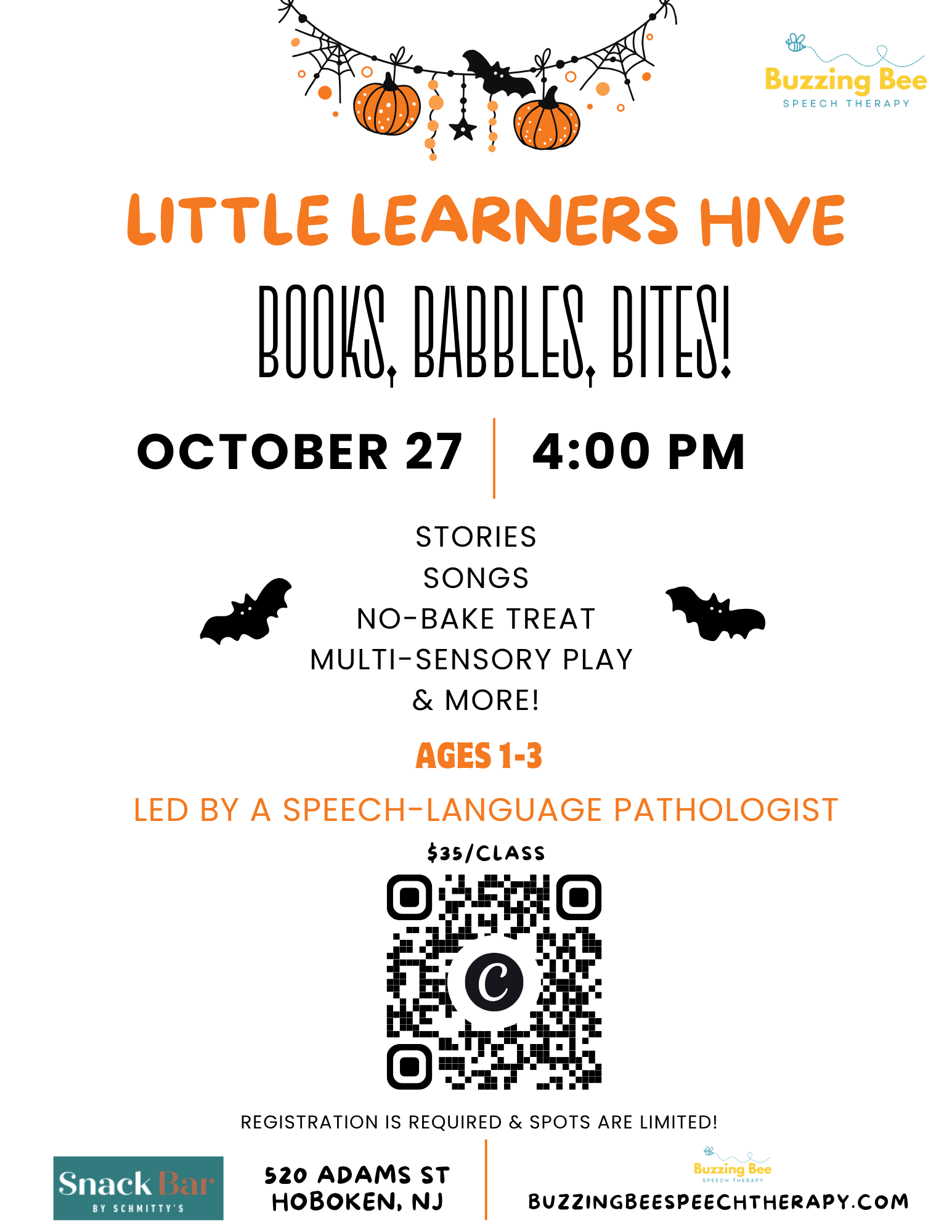 Little Learners Hive – Halloween Party!