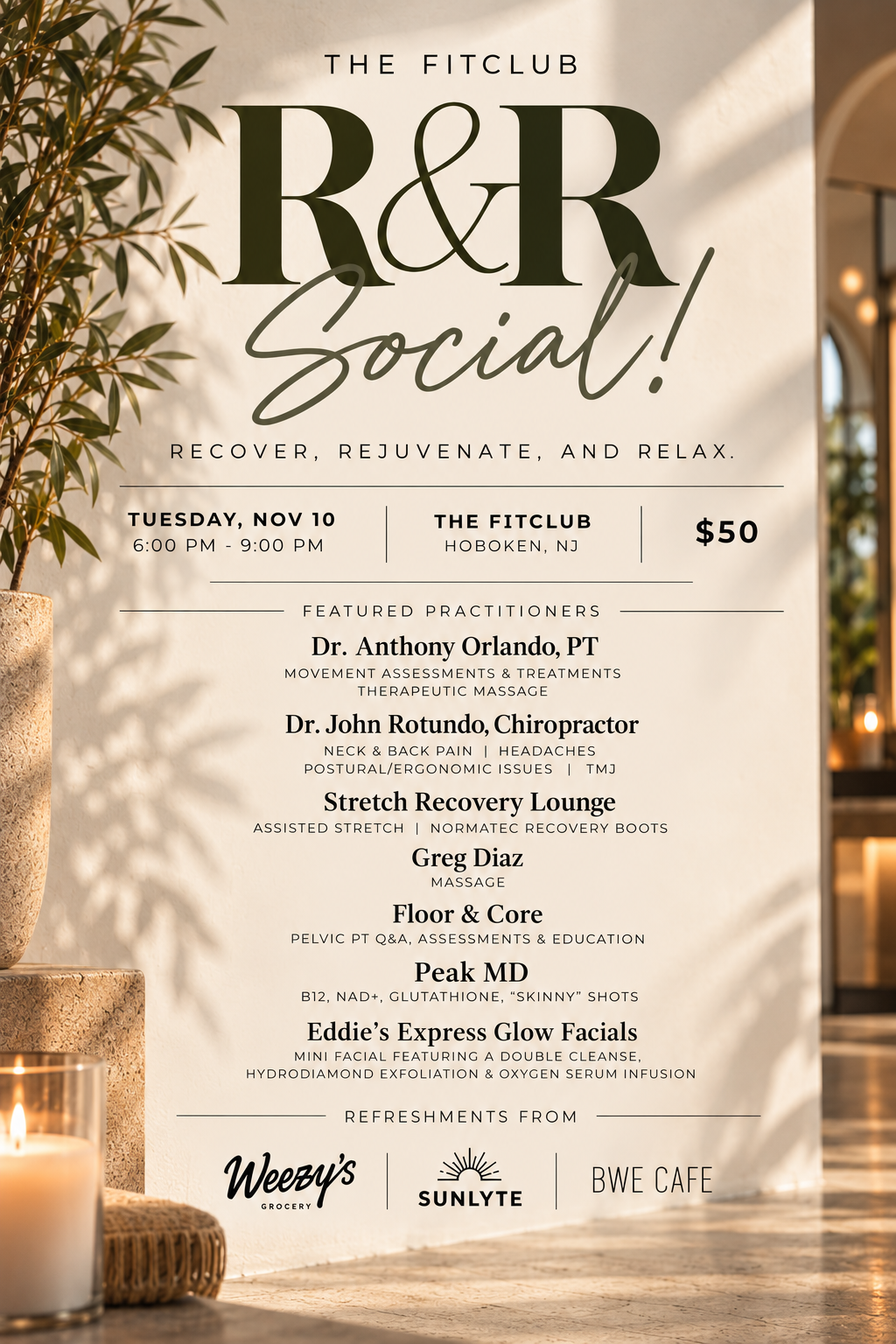 The FitClub R&R Social!