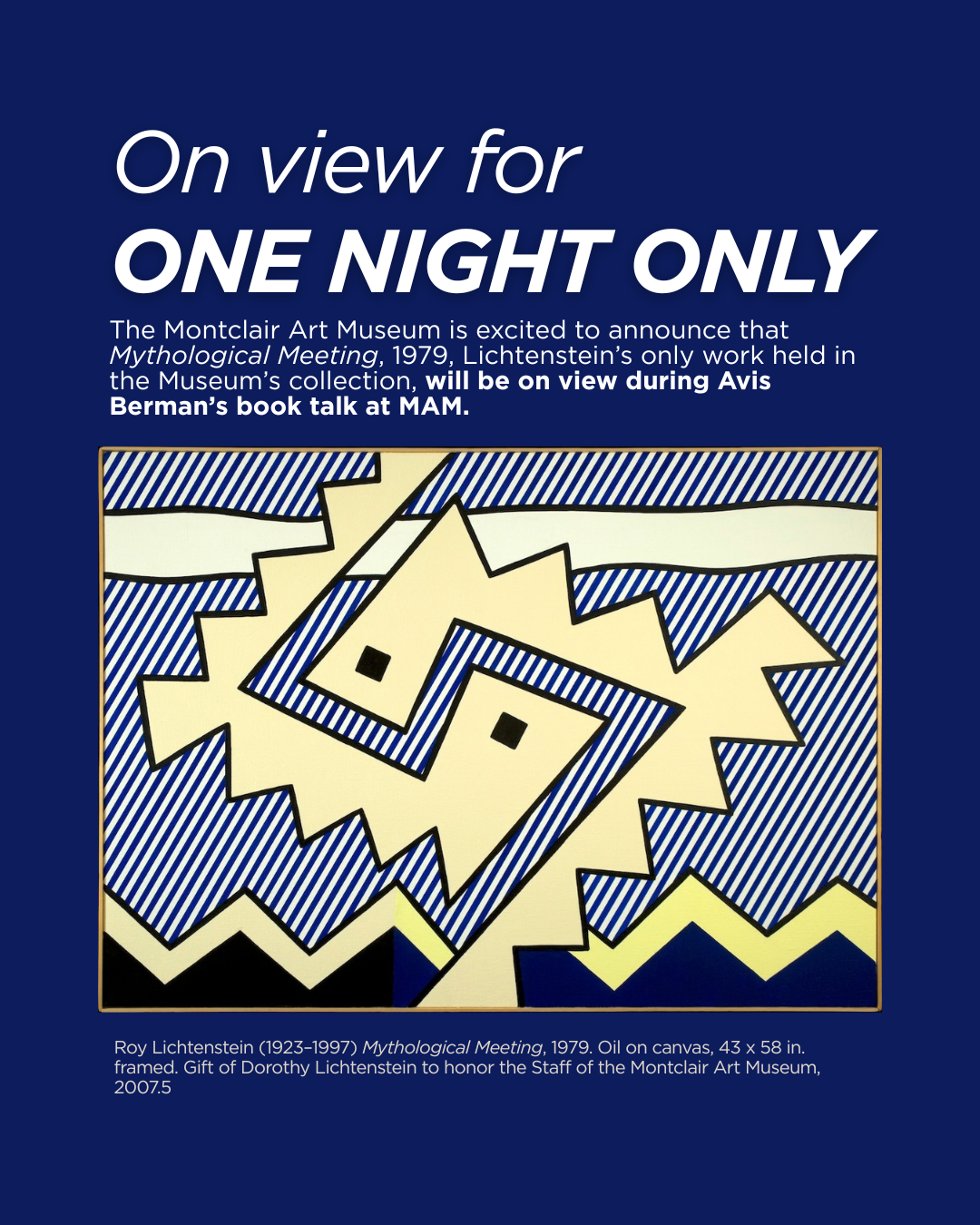 Book Talk: Becoming Roy Lichtenstein