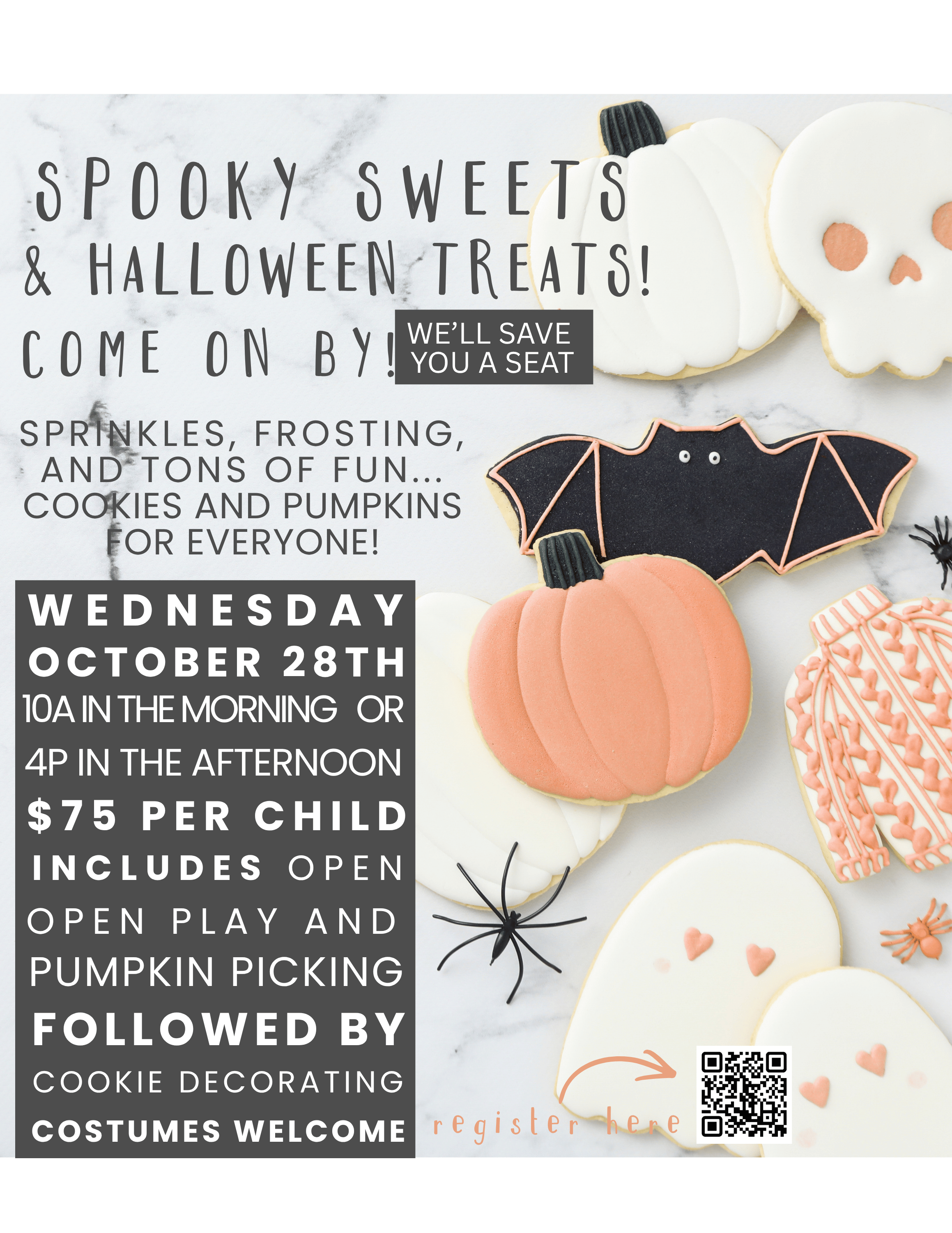 Halloween Spooky Cookie Decorating Event