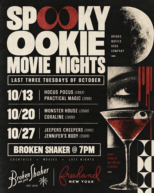 Spooky Ookie Movie Nights – Broken Shaker at Freehand New York