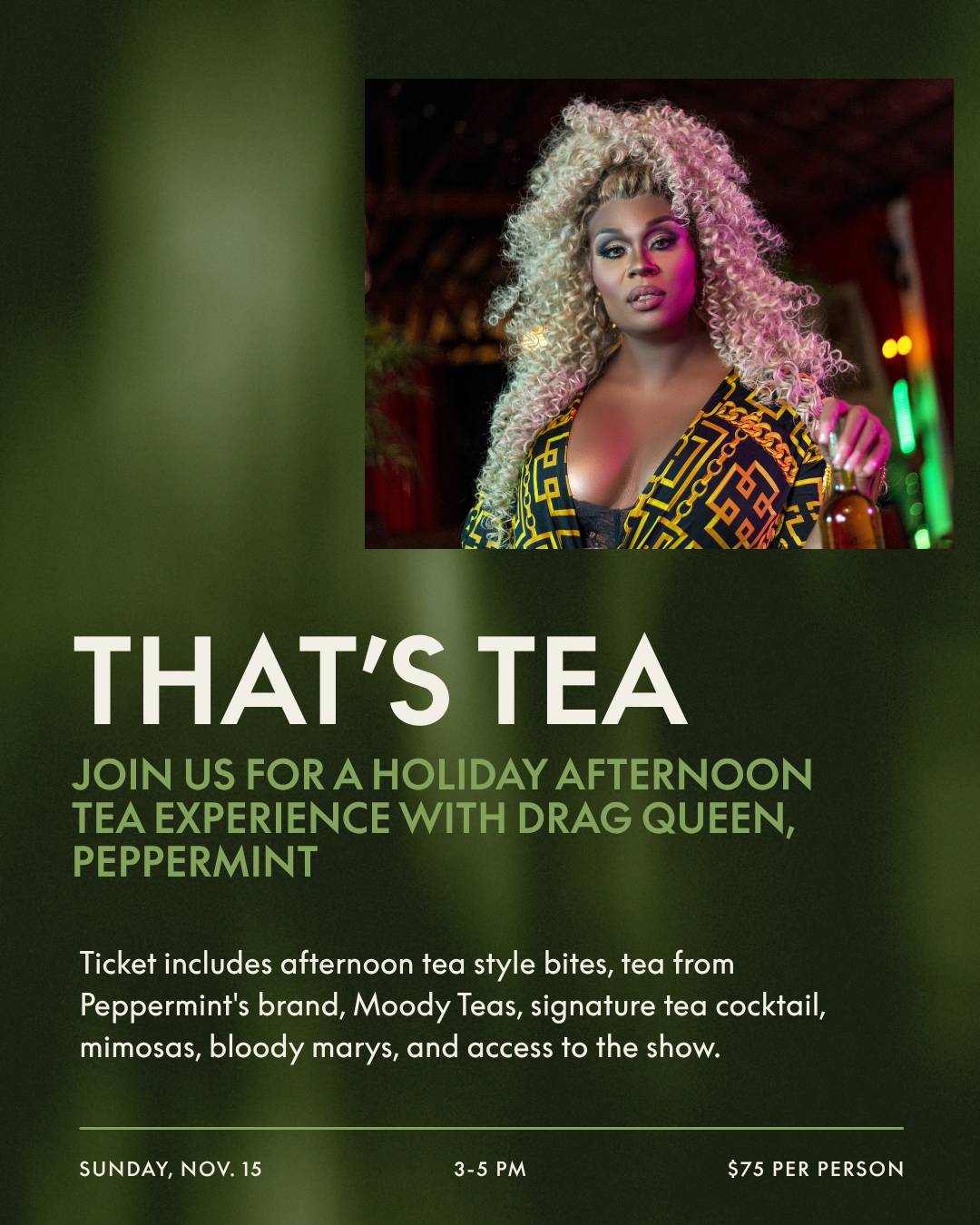 That’s Tea: A Holiday Afternoon at W Hoboken With Peppermint