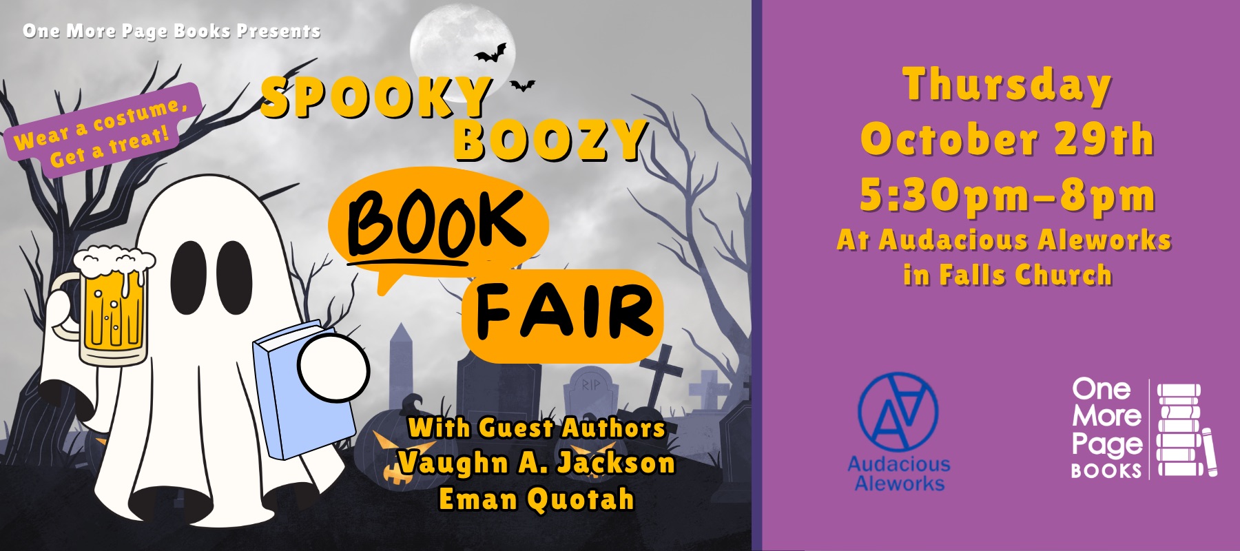Spooky Boozy Book Fair