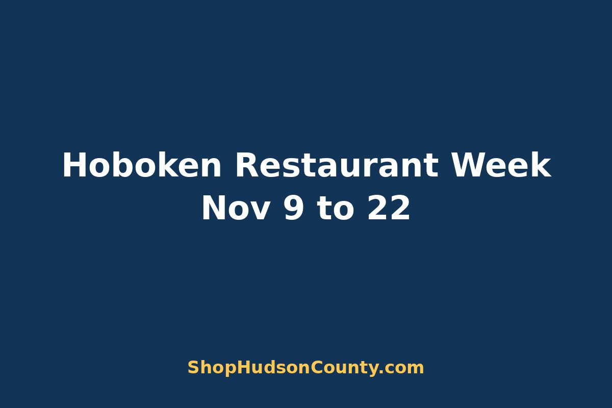 Hoboken Restaurant Week 2026