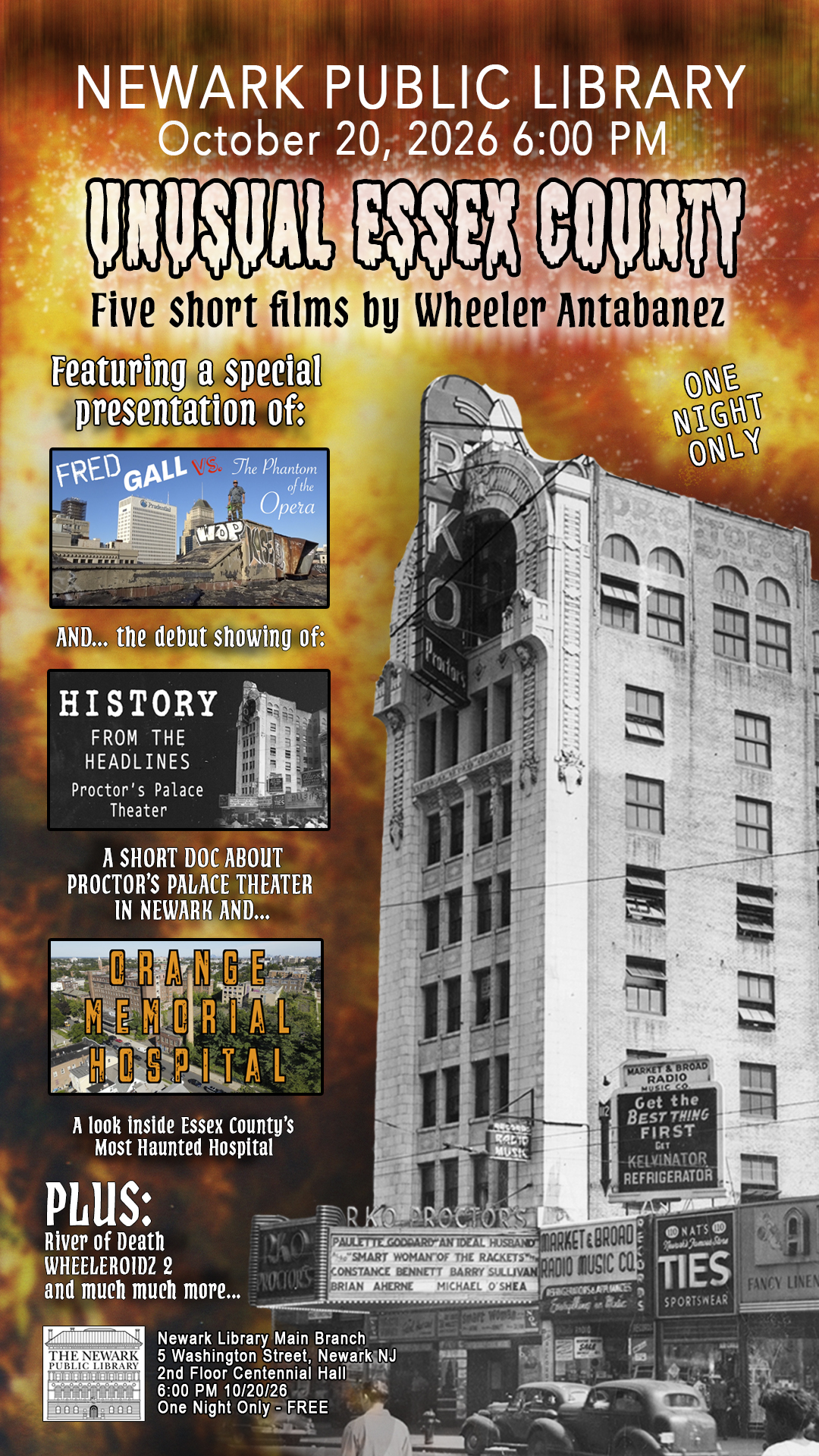 Unusual Essex County – An Evening of Short Films by Wheeler Antabanez
