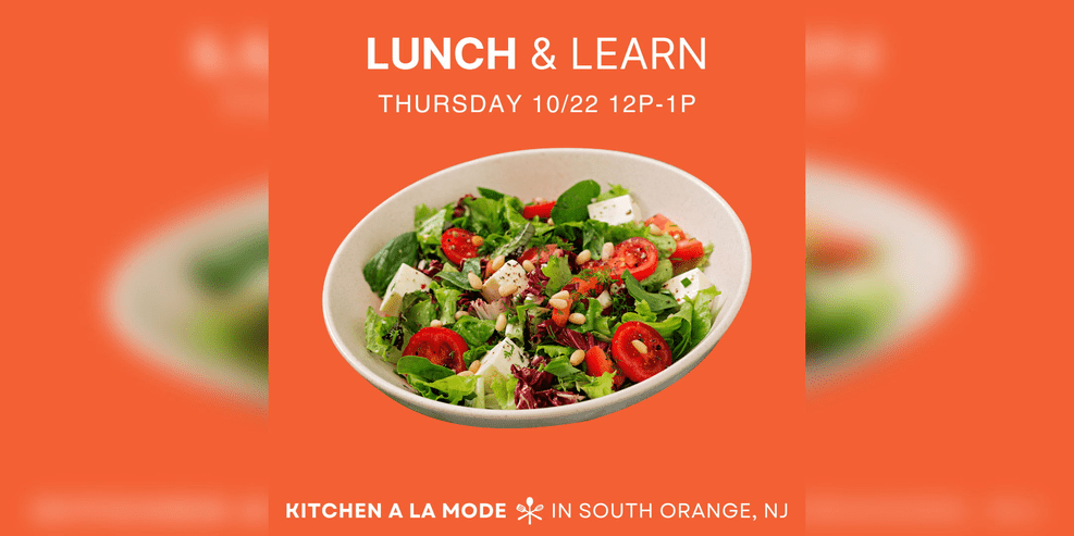Lunch and Learn with Chef Erin 10/22 12p-1p